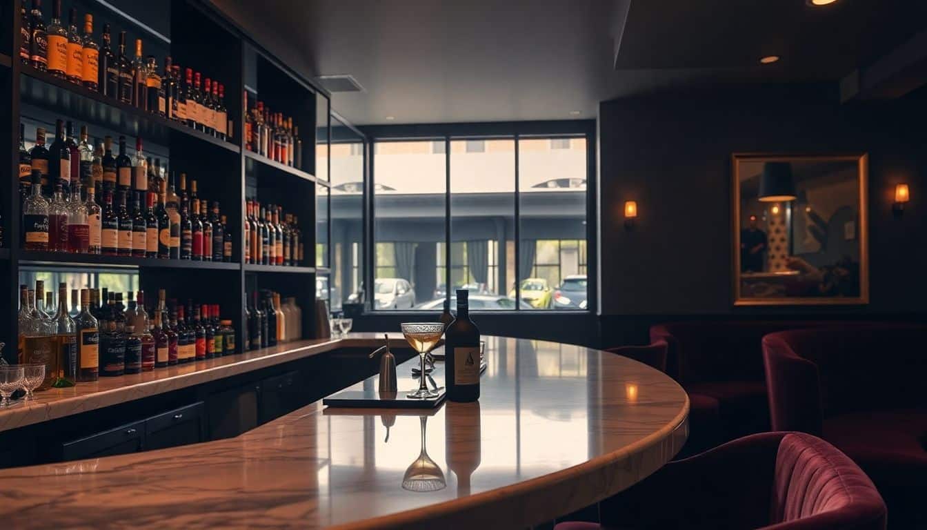 Een cocktailbar in Utrecht met een elegante uitstraling en luxe uitstraling.